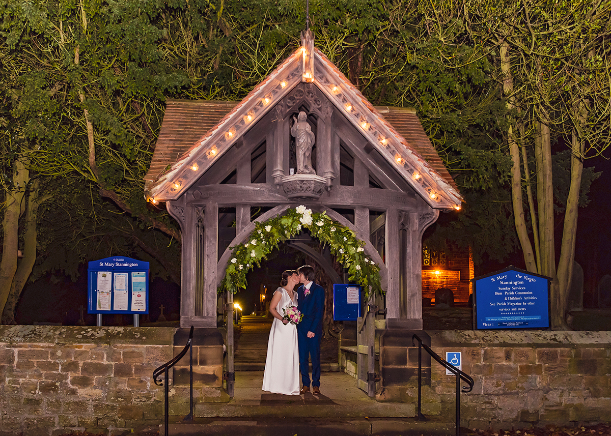 Northumberland church wedding photographer